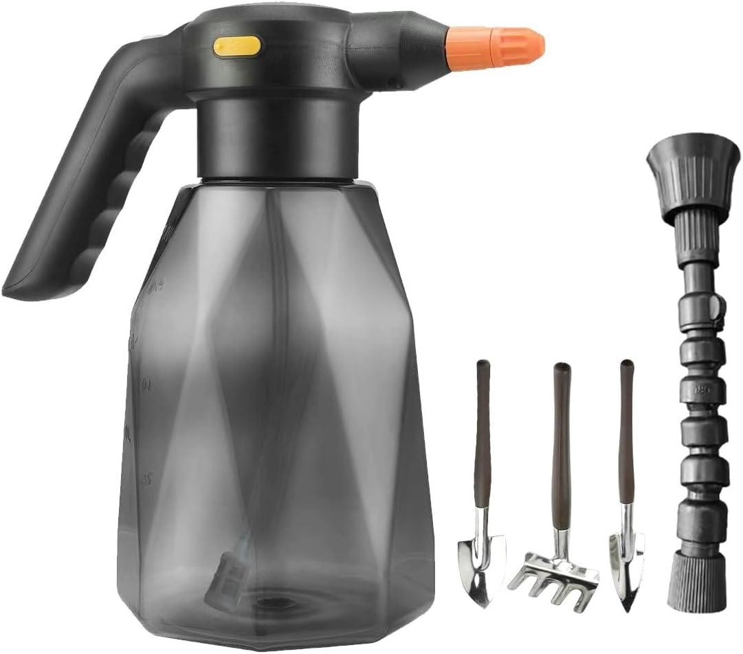 Electric Spray Bottle for Plants, 0.5Gal Continuous Mist Watering Can with Adjustable Nozzle, Automatic Plant Mister，Indoor Watering Can for Plants