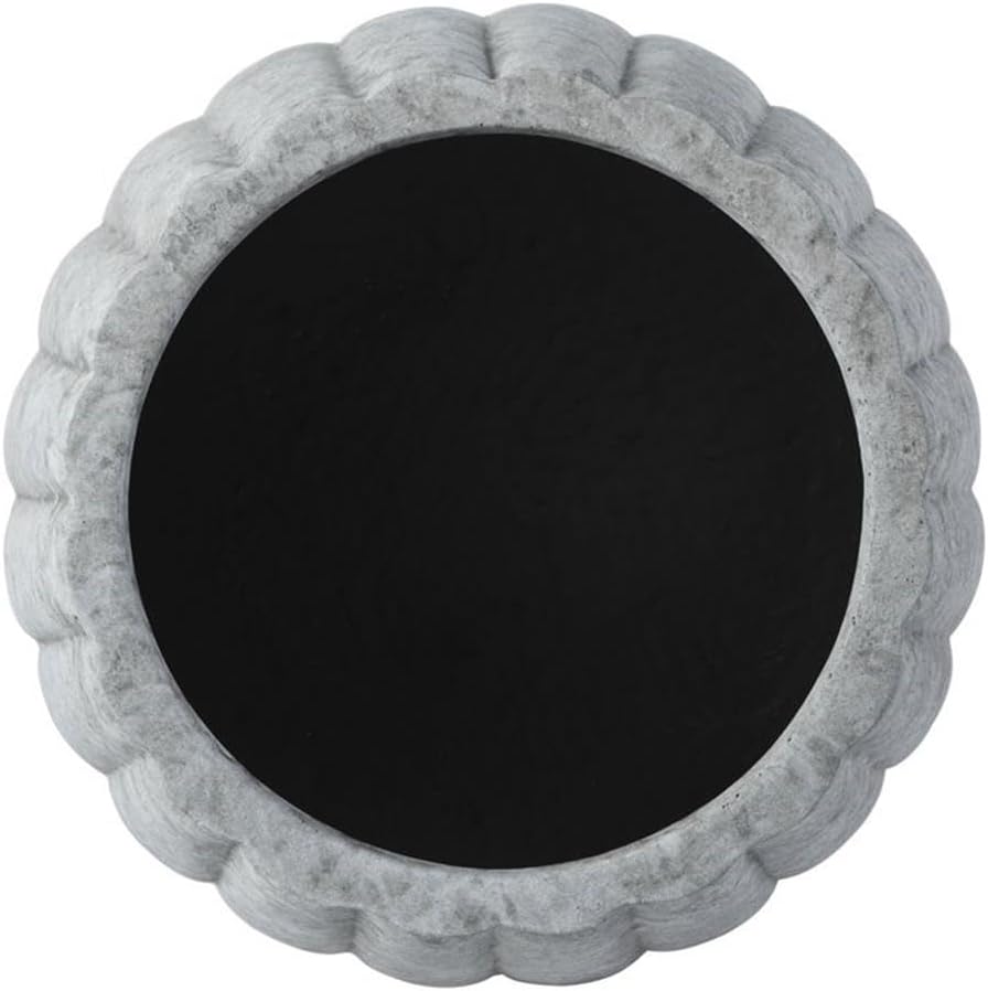 SAFAVIEH Outdoor Collection Kaston Light Grey Concrete Planter (Fully Assembled)