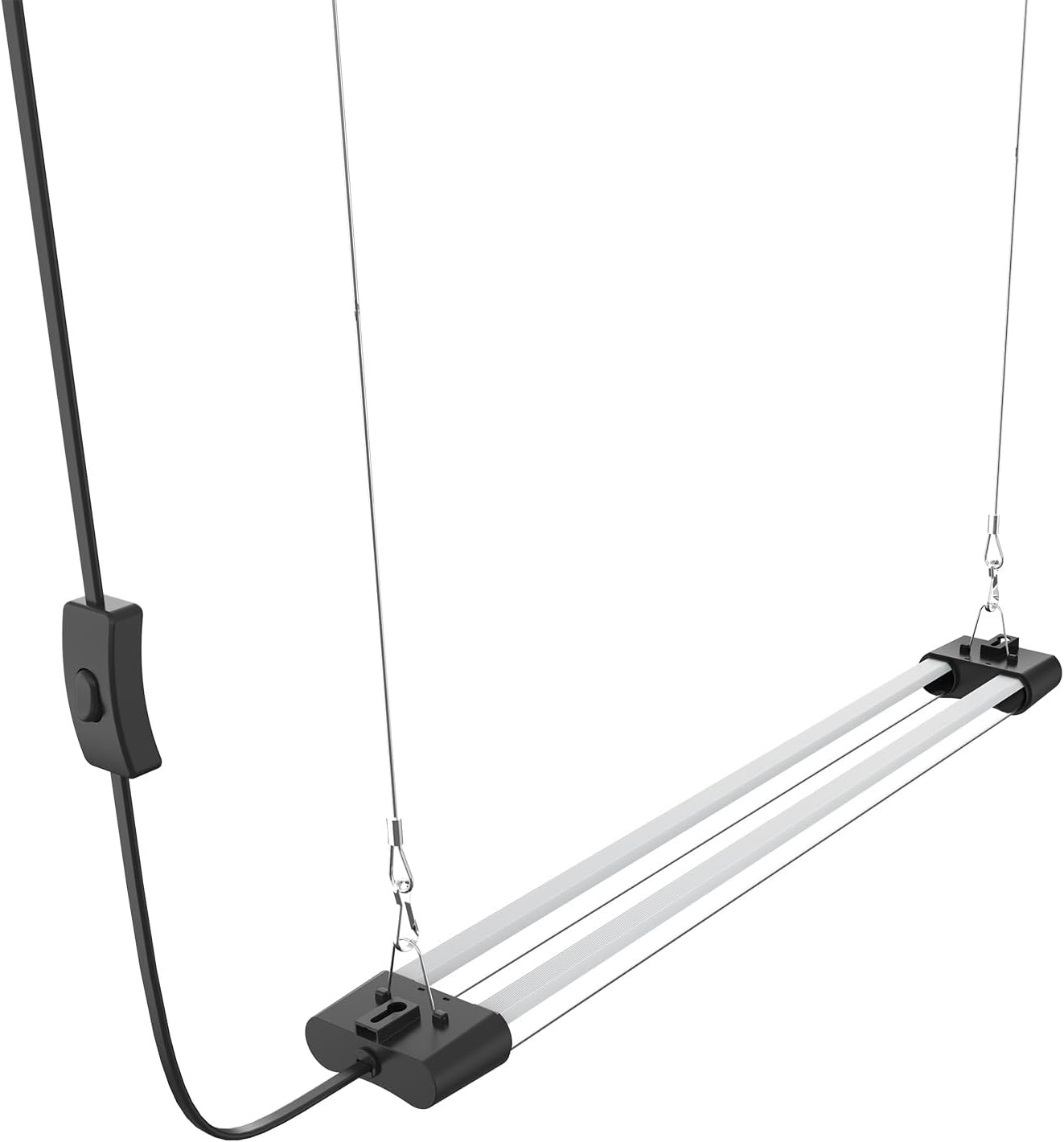 LED Grow Light Full Spectrum Light Linkable 5000K Daylight + 660nm Red Indoor Plant Lighting Fixture (4-Pack 2 FT)