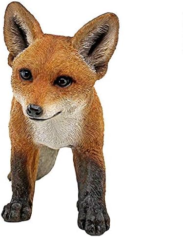 Design Toscano Cavorting Carmine Baby Red Fox Statue