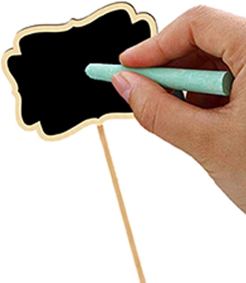 XIAN 10pcs Plant Labels, Garden Markers for Plants Outdoor, Waterproof, Reusable, Wooden, T-Shape