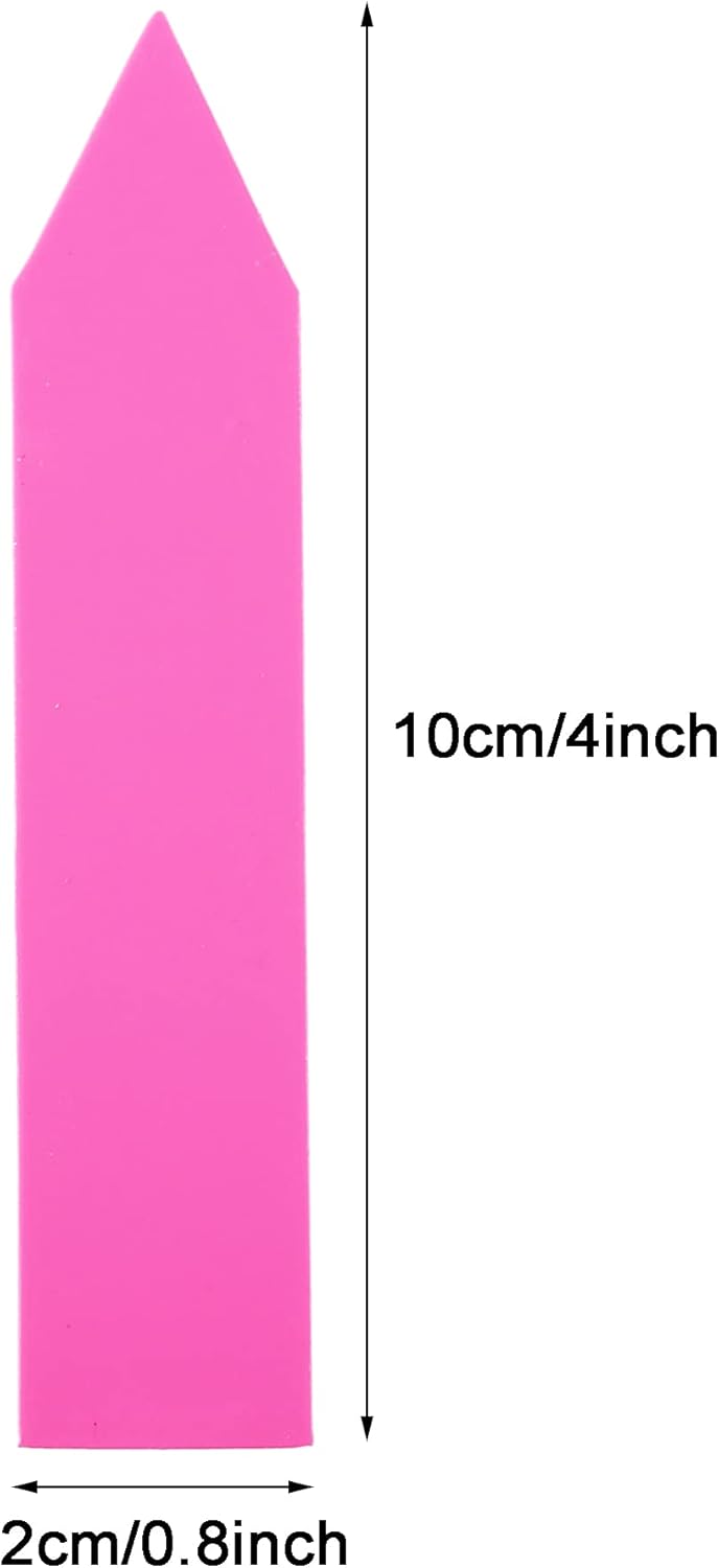 1000 Pcs Plant Tags, 4 Inch Plastic Garden Plant Pot Markers Waterproof Plant Labels, Pink