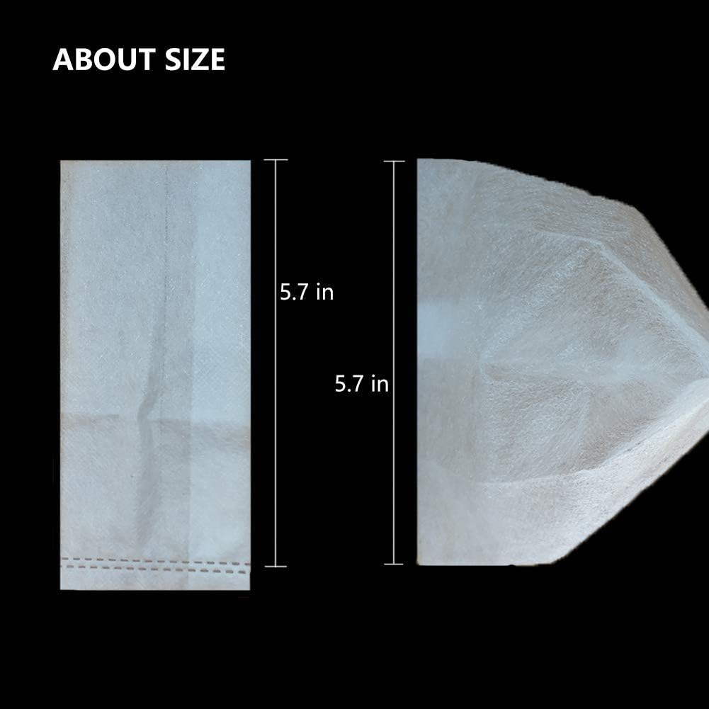 Belit Nursery Growing Bags, 100 Pcs Fabric Seedling Pots Non-Woven Pouch for Gardening Seed Plant Bag, Potato, Flower, Tomato Plant Starts (5.7" x 5.7 ")