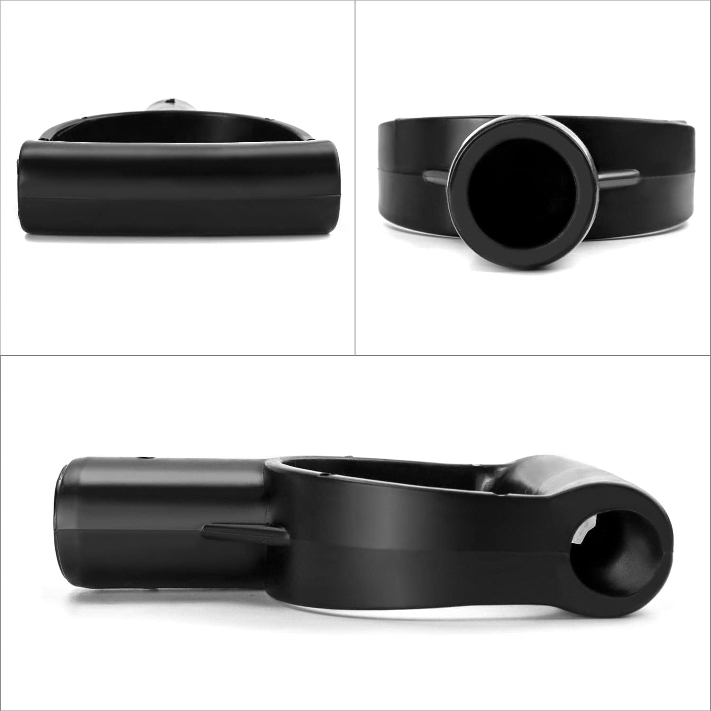 QWORK Plastic Spade Shovel with D-Grip Handle, 1" Polypropylene Shovel Handle for Digging & Raking