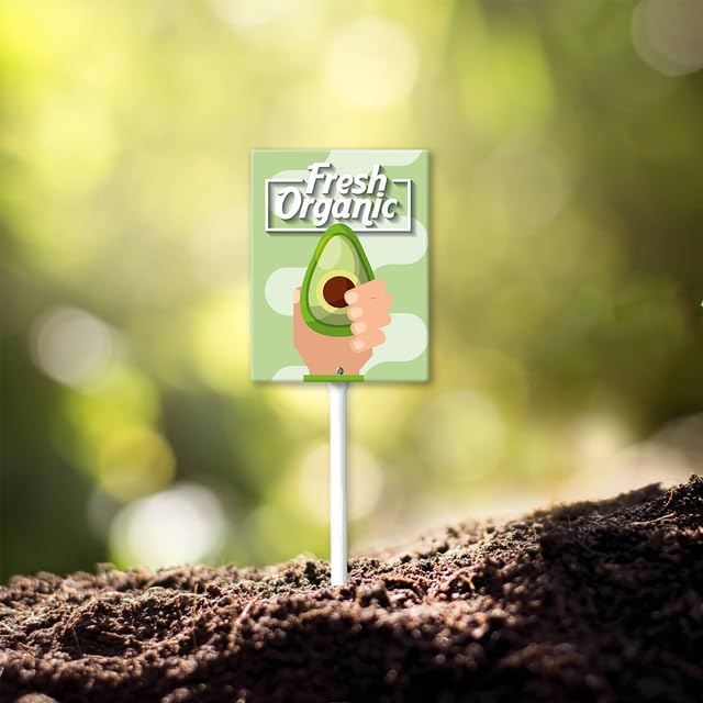 Eveokoki Aluminum Seed & Plant Labels - Plant Markes for Seedlings-Plant Tags for Pots - Garden Signs for Vegetable - Durable Markers for Plants Outdoor Waterproof - Garden Decor for Farmhouse