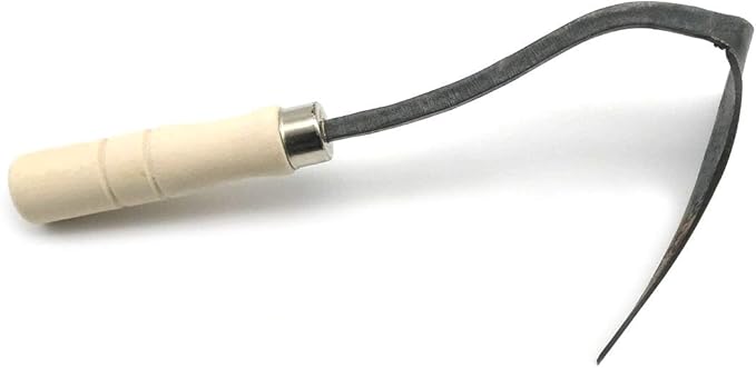 GARASANI Hoe Hand Plow Hoe Korean Style Ho-Mi Organic Gardening (Triangle)