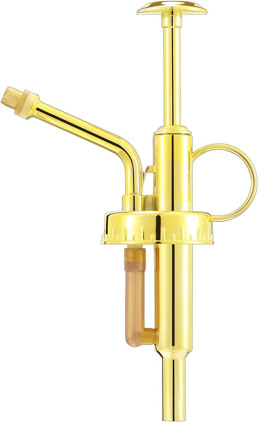 Sprayers Watering Nozzles, Plastic Golden Top Pump, Replacement for Glass Plant Mister Spray Bottle