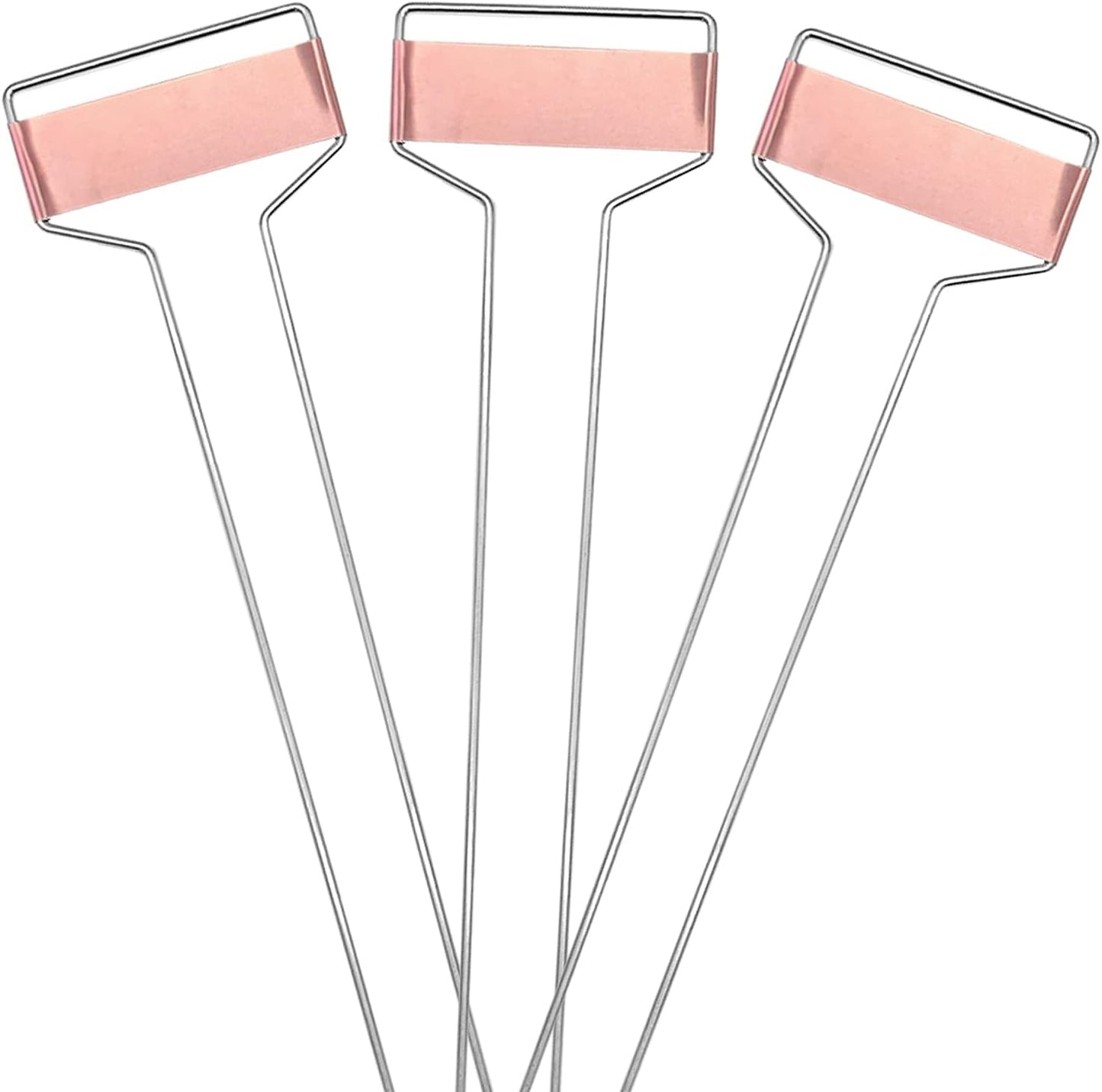 Wehhbtye 20 PCS 10 Inch Metal Plant Label Stakes-Copper Metal Plant Tags,High Copper Plate Plant Labels,Coppers Plant Tags with 1 Maker Pen for Flowers, Vegetables, Seedlings, Seed,etc