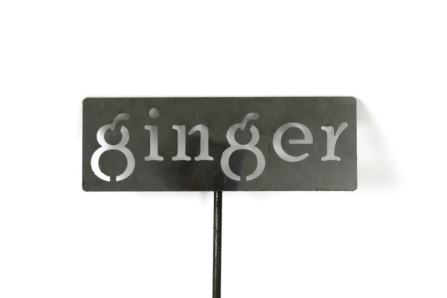 Classic Metal Garden Markers 19 Inches Tall (ginger, Raw, Unfinished Steel (will rust with time))