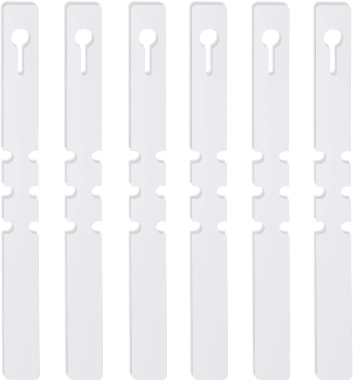 KINJOEK 1200 PCS White Plant Labels, Adjustable Wrap Around Waterproof Hanging Garden Plant Tags for Identifying Various Plants, 2x20cm