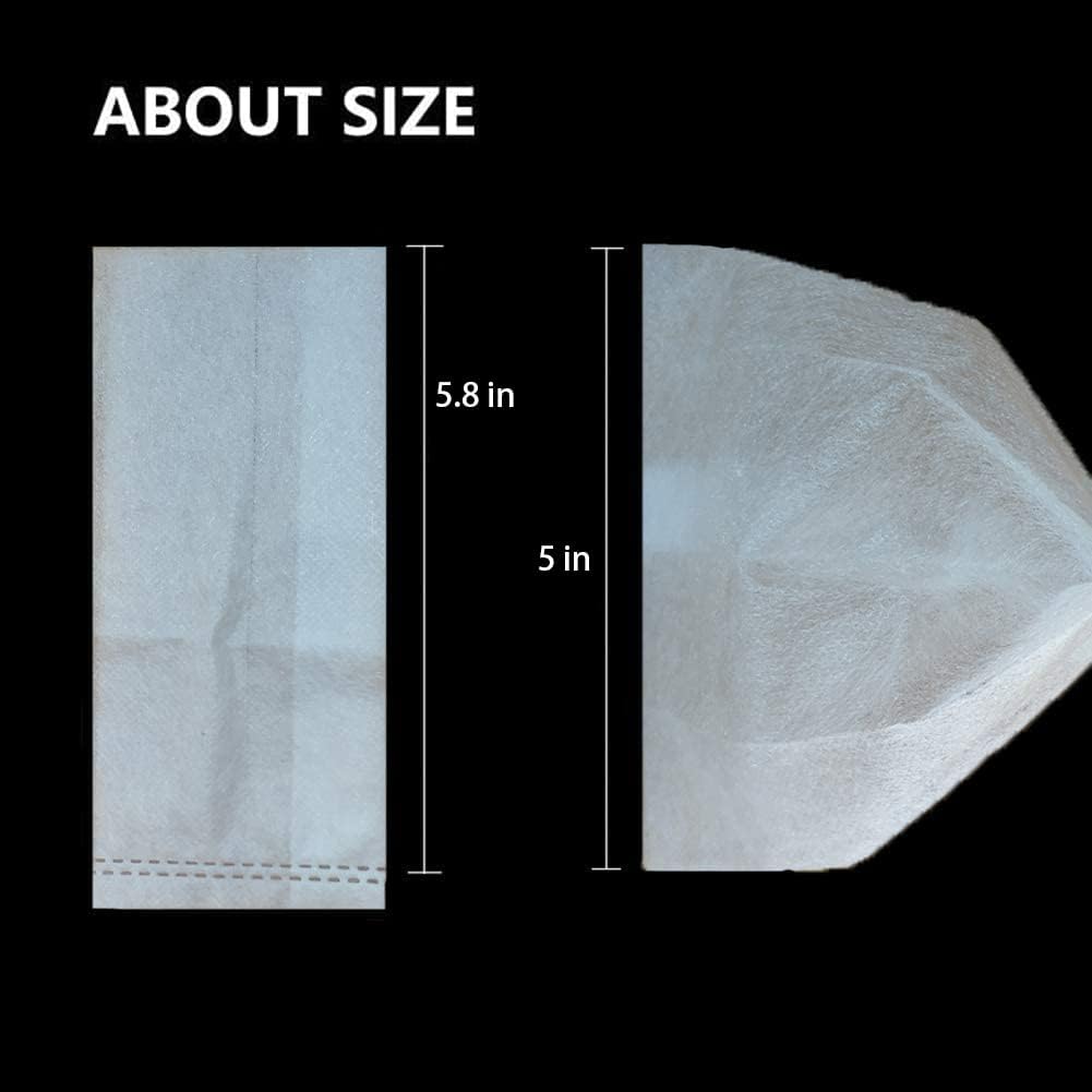 100Pcs Nursery Growing Bags，5.8"x5"nonwoven Fabric Seedlings Grow Bag for Plants，Fabric Plant pots,Potato, Flower, Tomato Solid Seed Starter Bags