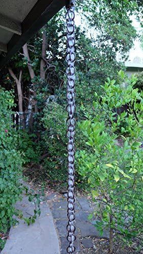 Nutshell Stores Double Loops Rain Chain - Bronze - 14 Feet