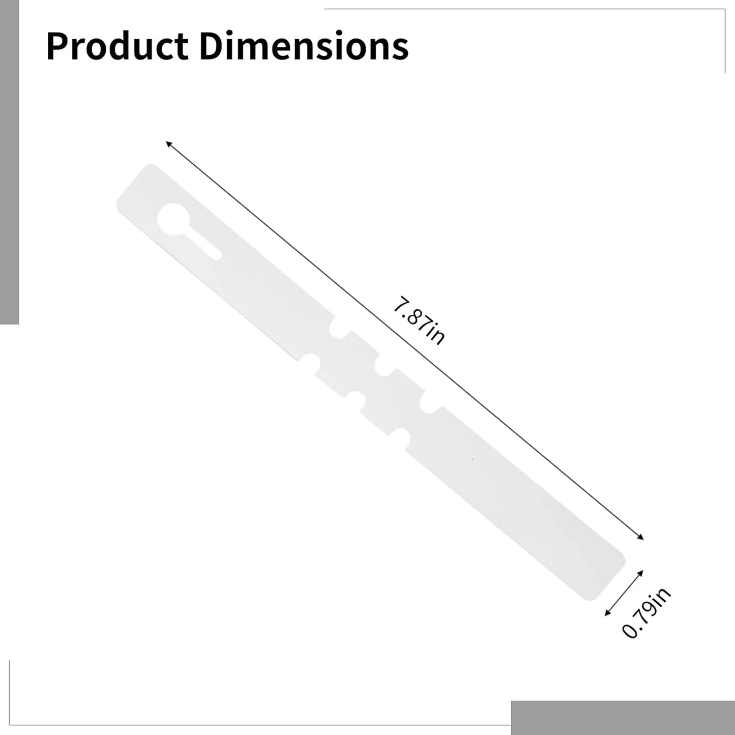 Plant Markers for Outdoor Plants Waterproof, 1500 PVC Plastic Garden Labels, Long-Lasting Flexible Plant Tags, Ideal for Outdoor Garden, Easy Organization