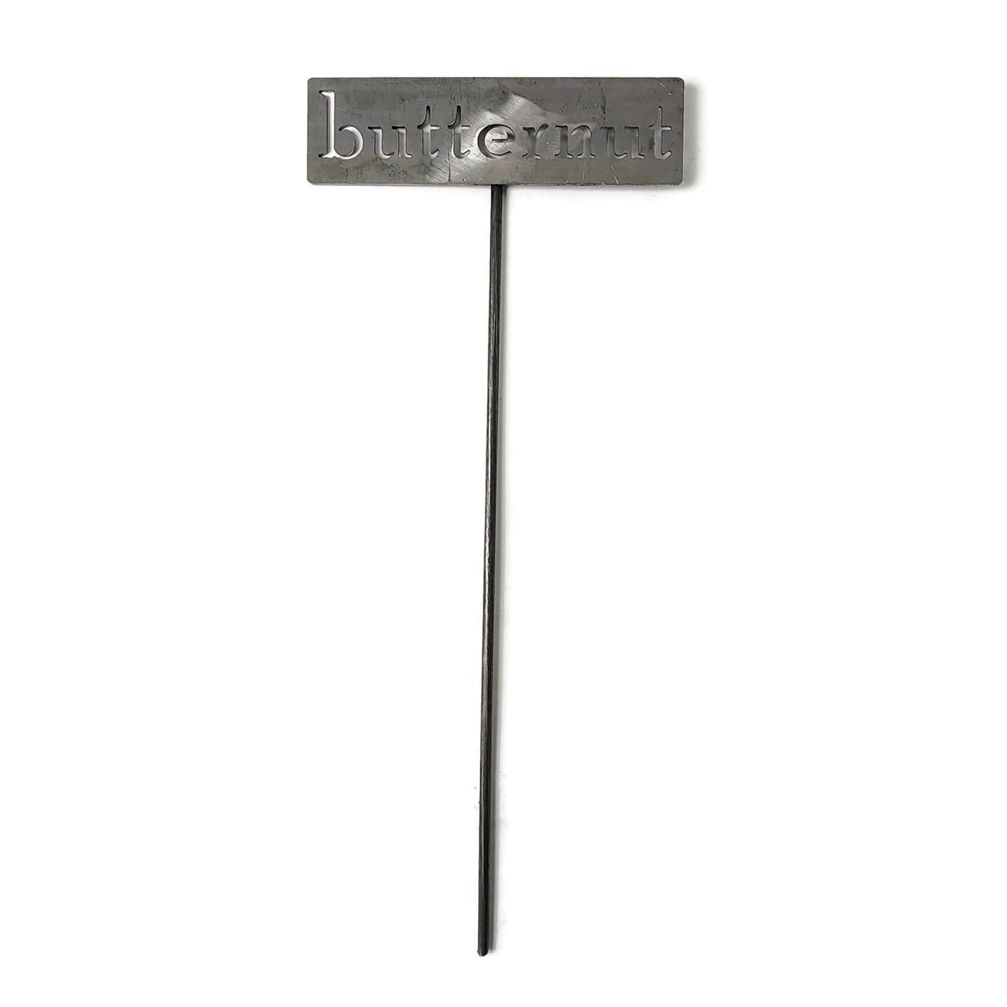 Classic Metal Garden Markers 19 Inches Tall (butternut, Raw, Unfinished Steel (will rust with time))