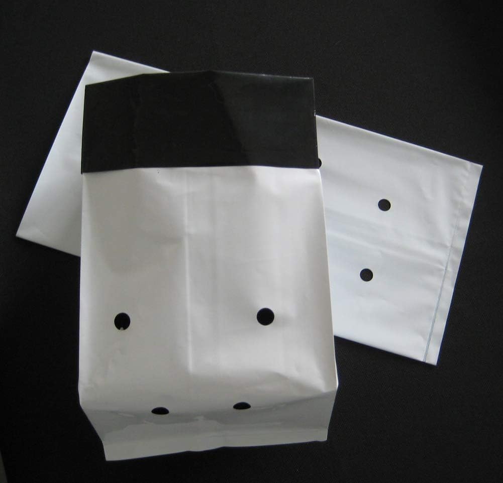 HORTIPOTS 2 Gallon Black White Panda Grow Bags (Pack of 50)