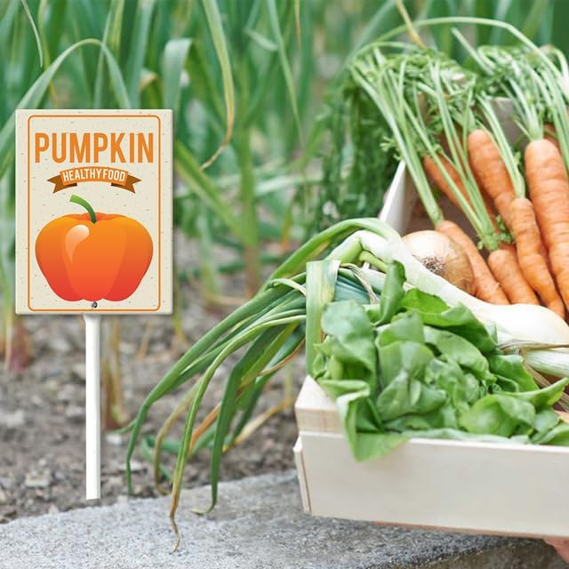 Eveokoki Aluminum Seed & Plant Labels - Plant Markes for Seedlings-Plant Tags for Pots - Garden Signs for Vegetable - Durable Markers for Plants Outdoor Waterproof - Garden Decor for Farmhouse