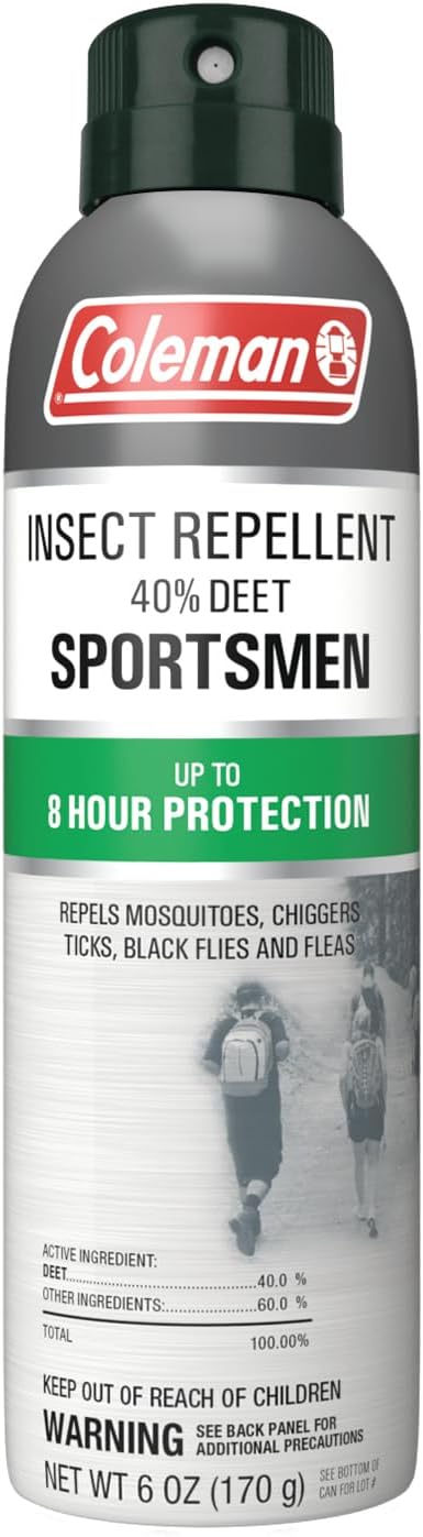 Coleman DEET Insect Repellent, 40% Deet Bug Repellent 6 oz. aerosol