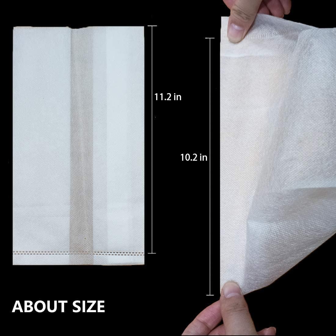 Belit Large Non-Woven Seedlings Grow Bag,50PCS (11.2"x10.2") Fabric Nursery Bags for Plants,Fabric Plant Pots for Planting,Gardening Transplanted Home Garden Supplies