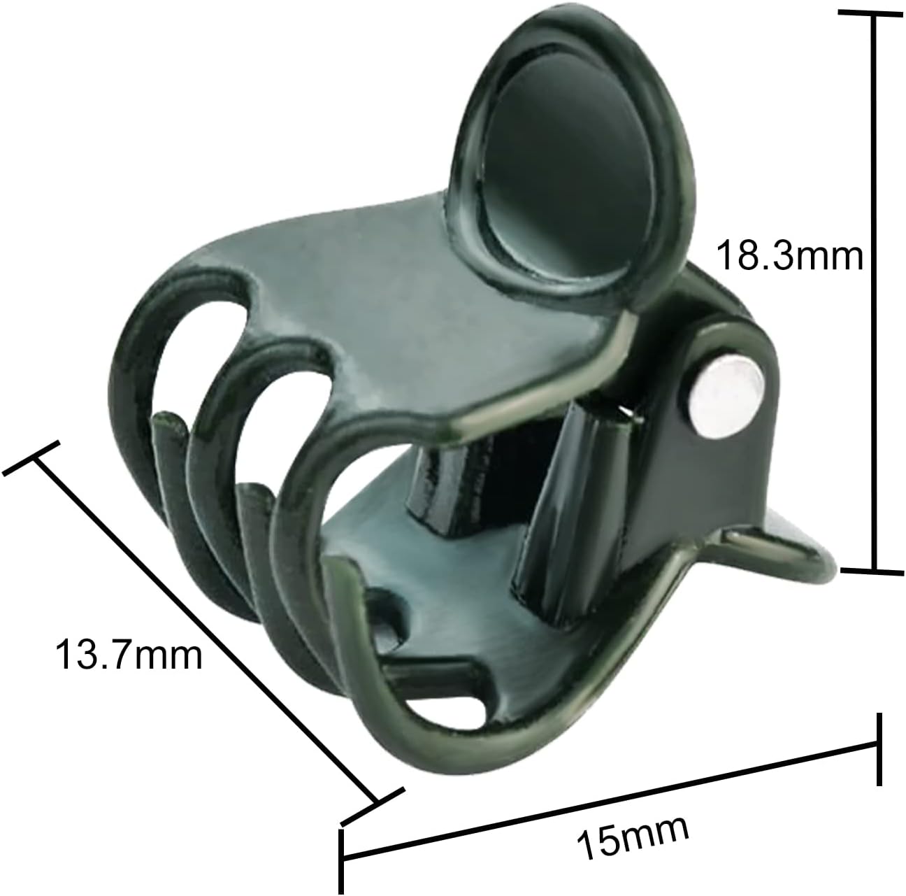 AccEncyc 100 Pcs Plant Clips Orchid Clips Plants Orchid Support Clips Flower Vine Clips for Supporting Stems Vines Stalks Climbing Plant Grow Upright