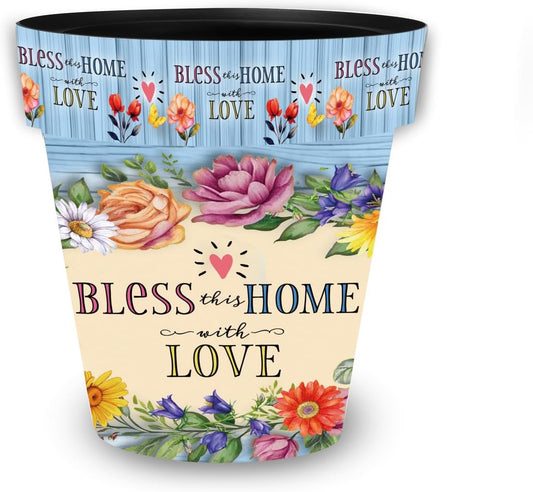 Briarwood Lane Bless This Home with Medium Love Planter