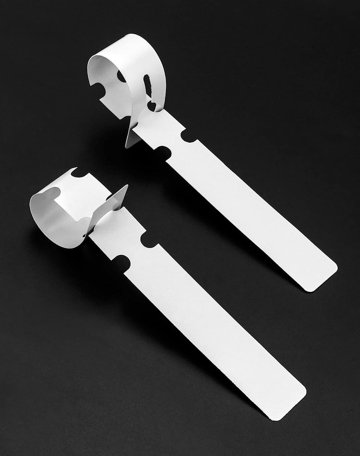 100Pcs White Plant Tags Wrap Around Tree Tags Markers, Removable,Adjustable Garden Labels 8.27"x0.8"