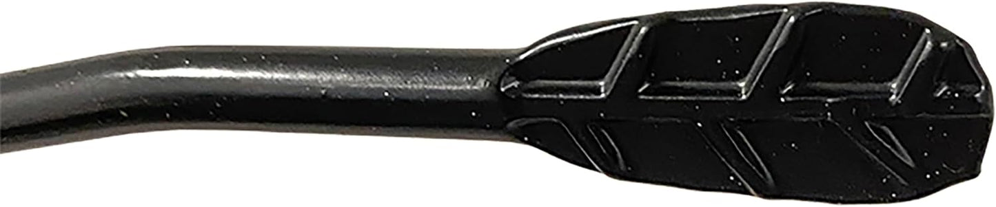 Panacea Forged Twig & Leaf Trellis with Stretch Tie Wrap Kit | Decorative Black Metal Trellis for Climbing Plants | Includes 2 Rolls Green Stretch Tape | Durable Garden Plant Support & Outdoor Décor