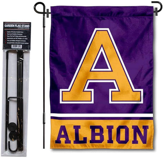College Flags & Banners Co. Albion Britons Garden Flag with Stand Holder