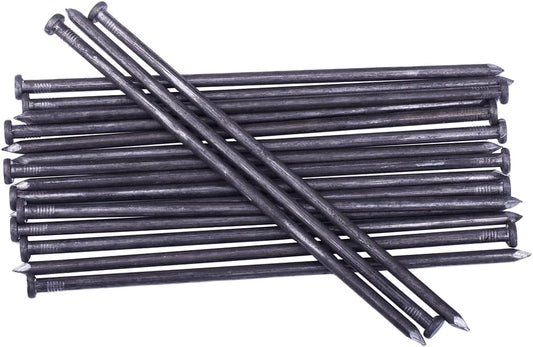 Metal Landscape Edging Anchoring Spikes, 100PCS 10 Inch Landscape Paver Edging Anchoring Spikes for Artificial Turf, Weed Barrier, Tent Spikes, Camping (100)