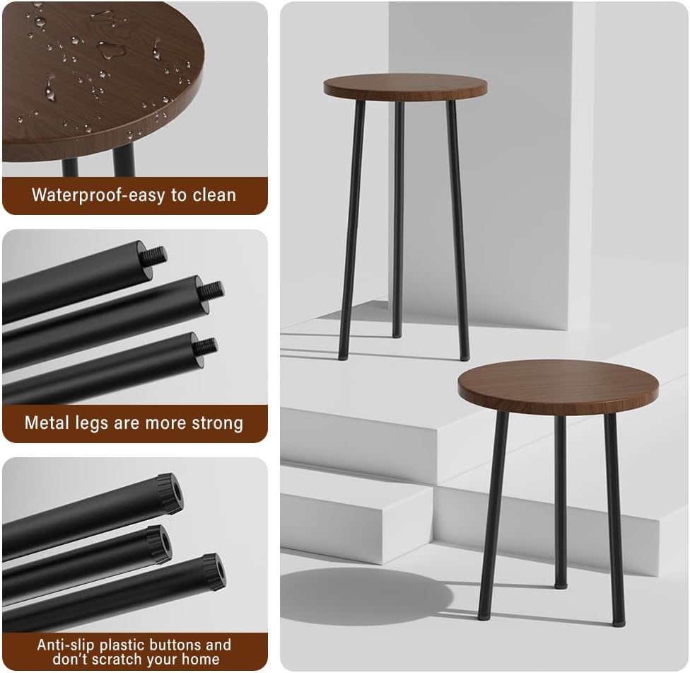 Plant Stand Indoor, Mid Century Plant Holder 2 Pack , Corner Plant Stand Modern Plant Table for Indoor Plants Home & Garden Decor , Outdoor Plant Stands for Patio Garden Office Living Room