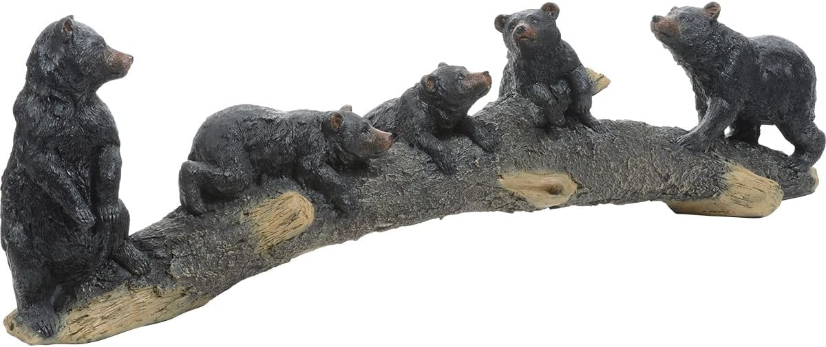 Black Forest Décor Bear Crossing Sculpture
