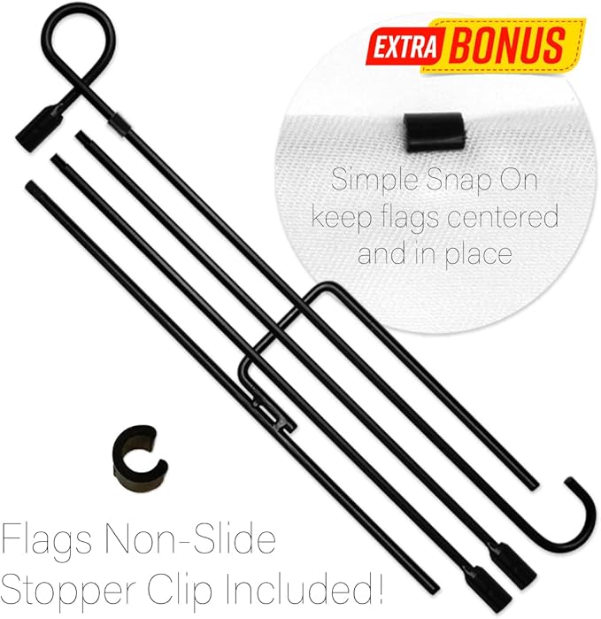 Marine Corps Burlap Garden Flag - Set with Stand Armed Forces USMC Semper Fi United State American Military Veteran Retire Official - House Banner Small Yard Gift Double-Sided Made In USA , Garden Flag 13"x 18.5"