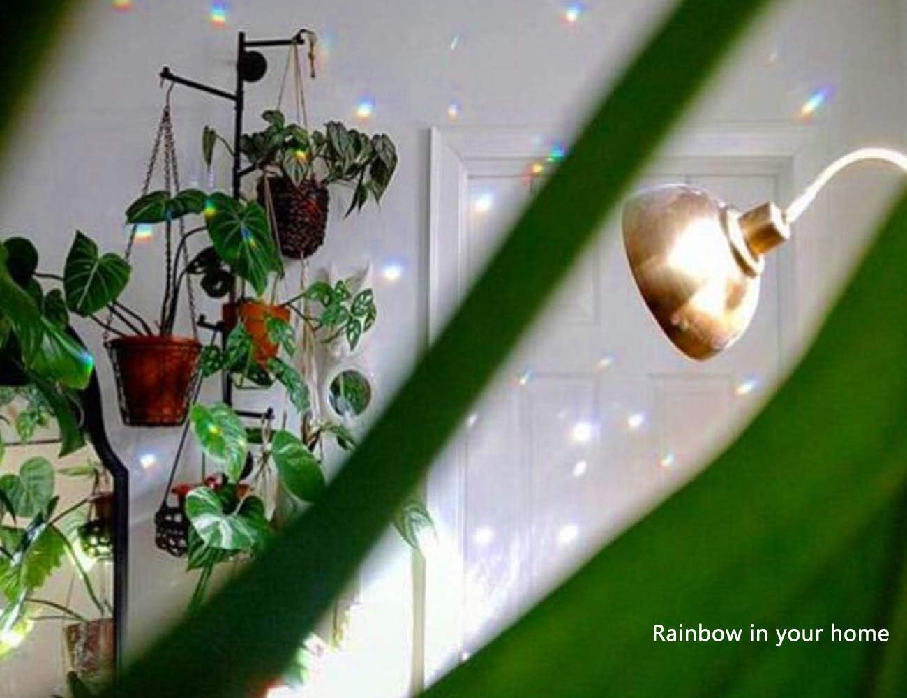 MerryNine 20Pack Crystal Ball 0.8"/20mm Prism Sun Shine Catcher Rainbow Pendants Maker, Hanging Crystals Prisms for Windows, for Feng Shui, for Gift (Multicolor)