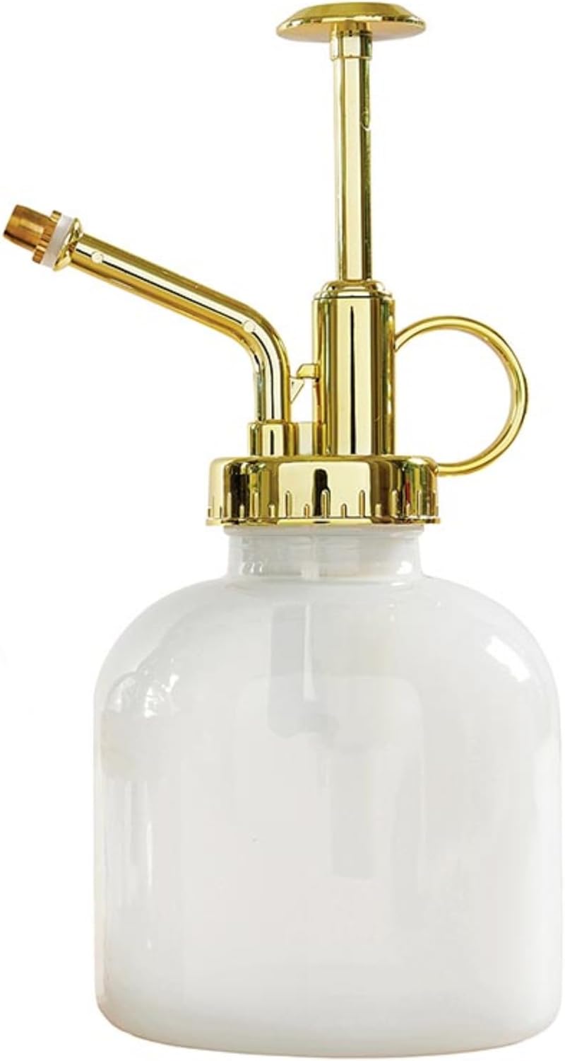 Santa Barbara Design Studio Glass Plant Mister Vintage Style Spray Bottle for Indoor Plants, 6" H, Opal