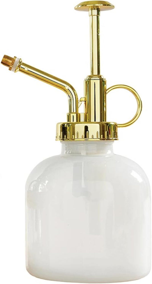Santa Barbara Design Studio Glass Plant Mister Vintage Style Spray Bottle for Indoor Plants, 6" H, Opal
