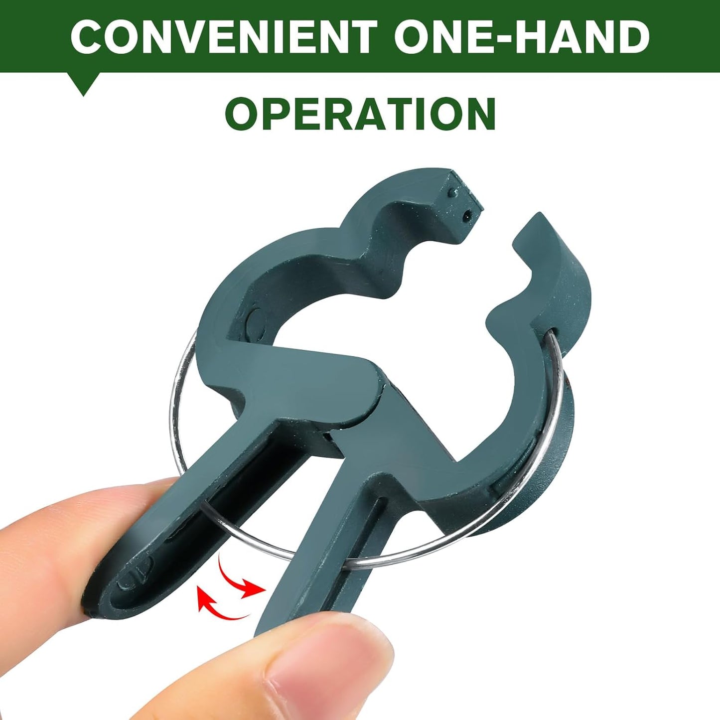 Plant Clips for Climbing Plants, Tomato Clips and Garden Clips for Vine Support, Plant Support Clips for Tomatoes and Garden use (Green, 20 small20 Big)