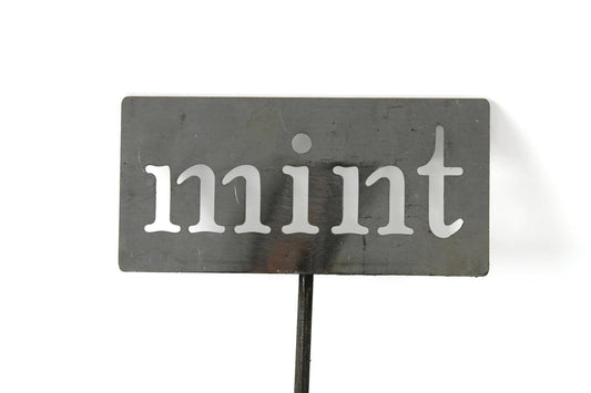 Classic Metal Garden Markers 19 Inches Tall (mint, Raw, Unfinished Steel (will rust with time))