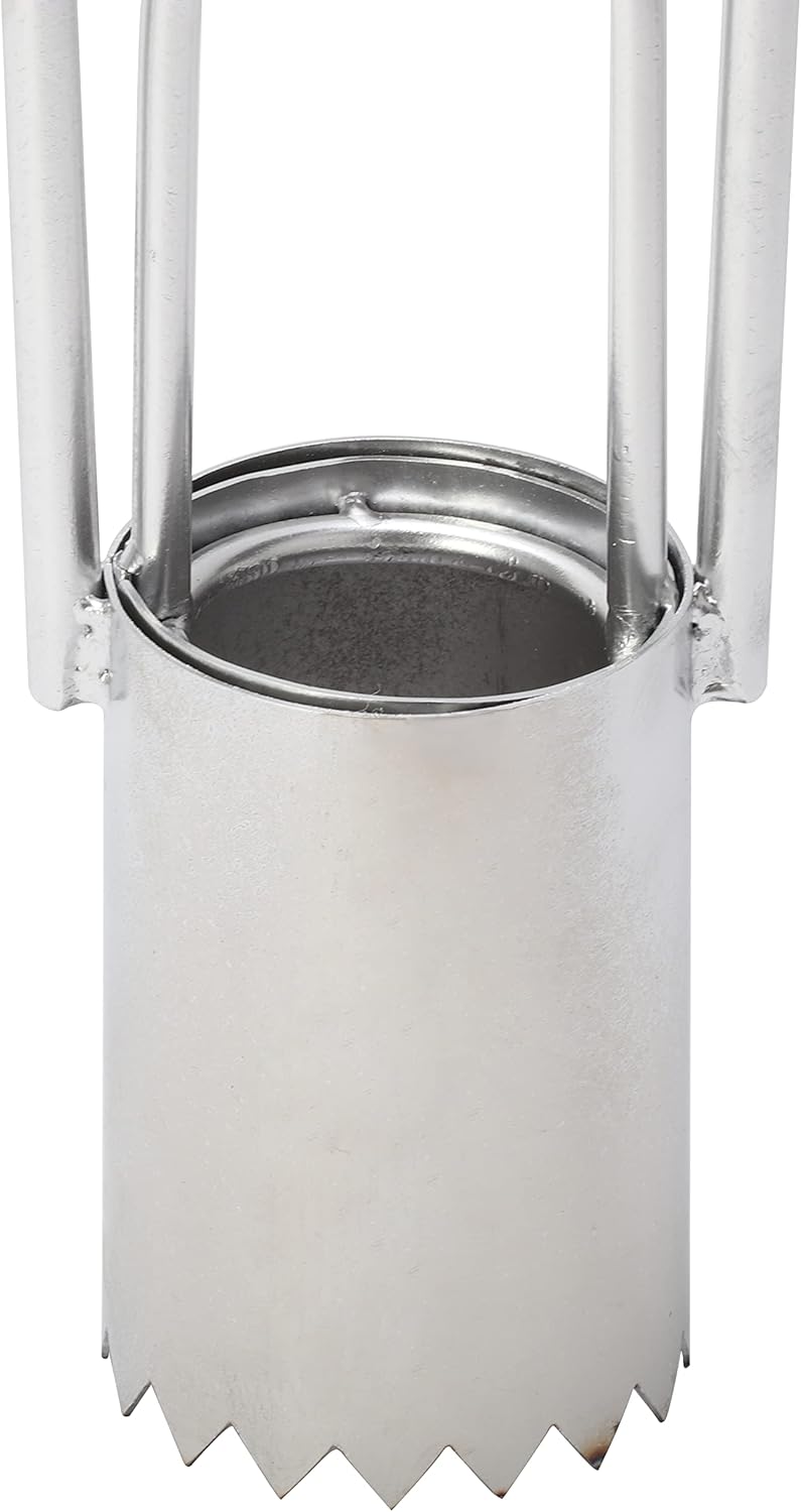 AIWFL Seedling Transplanter Long Handled Bulb Planter, Stainless Steel Manual Plant Transplanter Weeder Sod Plugger Flower Planting Garden Tool