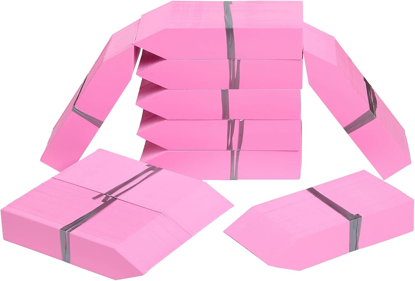 1000 Pcs Plant Tags, 4 Inch Plastic Garden Plant Pot Markers Waterproof Plant Labels, Pink