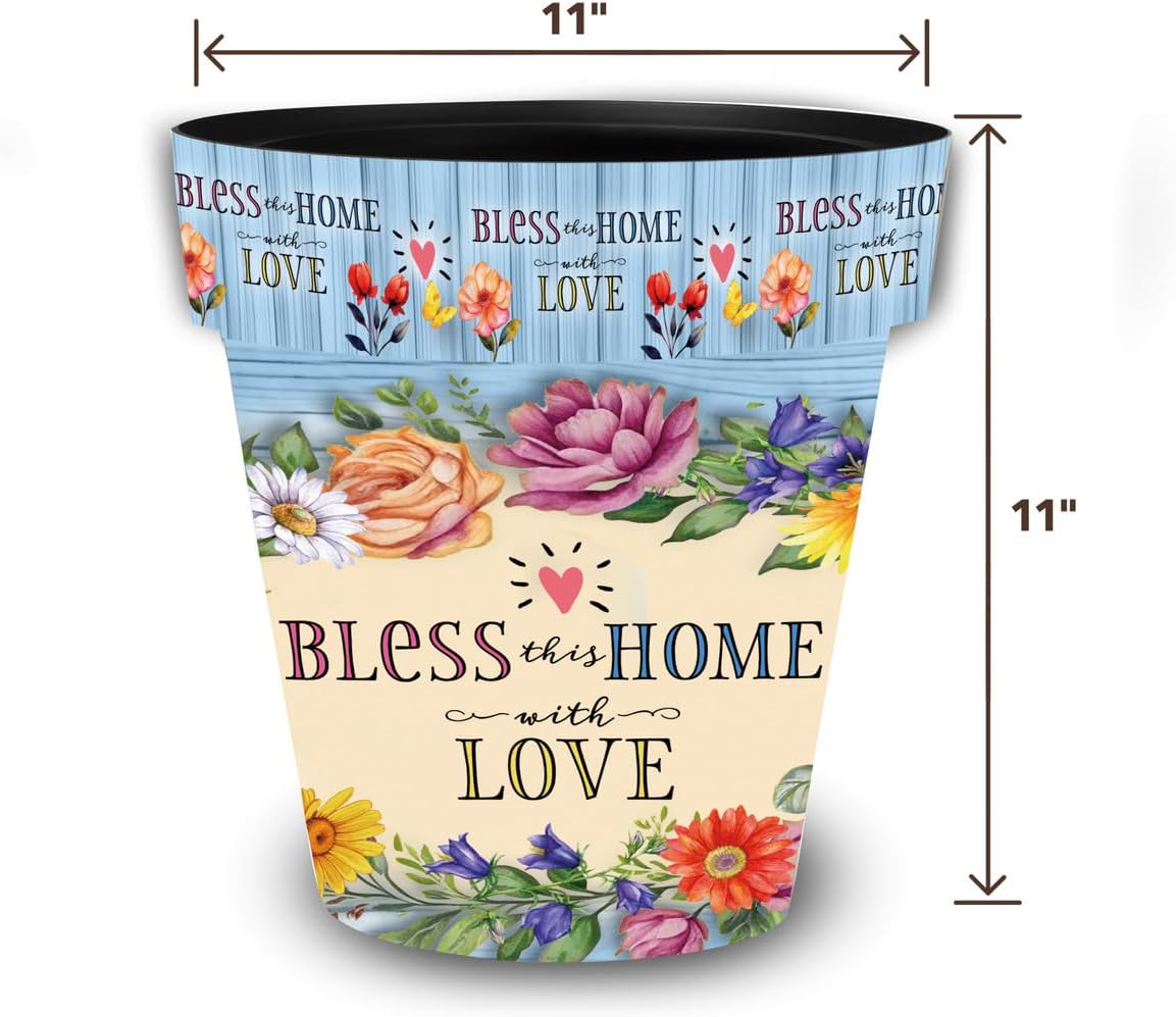 Briarwood Lane Bless This Home with Medium Love Planter