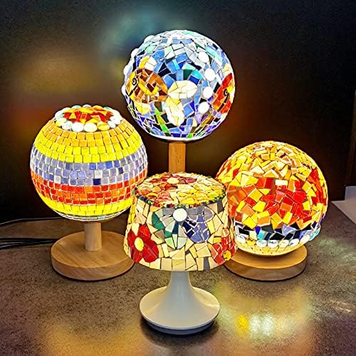 1.1lb Irregular Crystal Mosaic Tiles,Small Mosaic Tile DIY Hobbies Children Handmade Crystal Craft for Crafts Bulk DIY Picture Frames Handmade Jewelry Coaster (Purple Series)