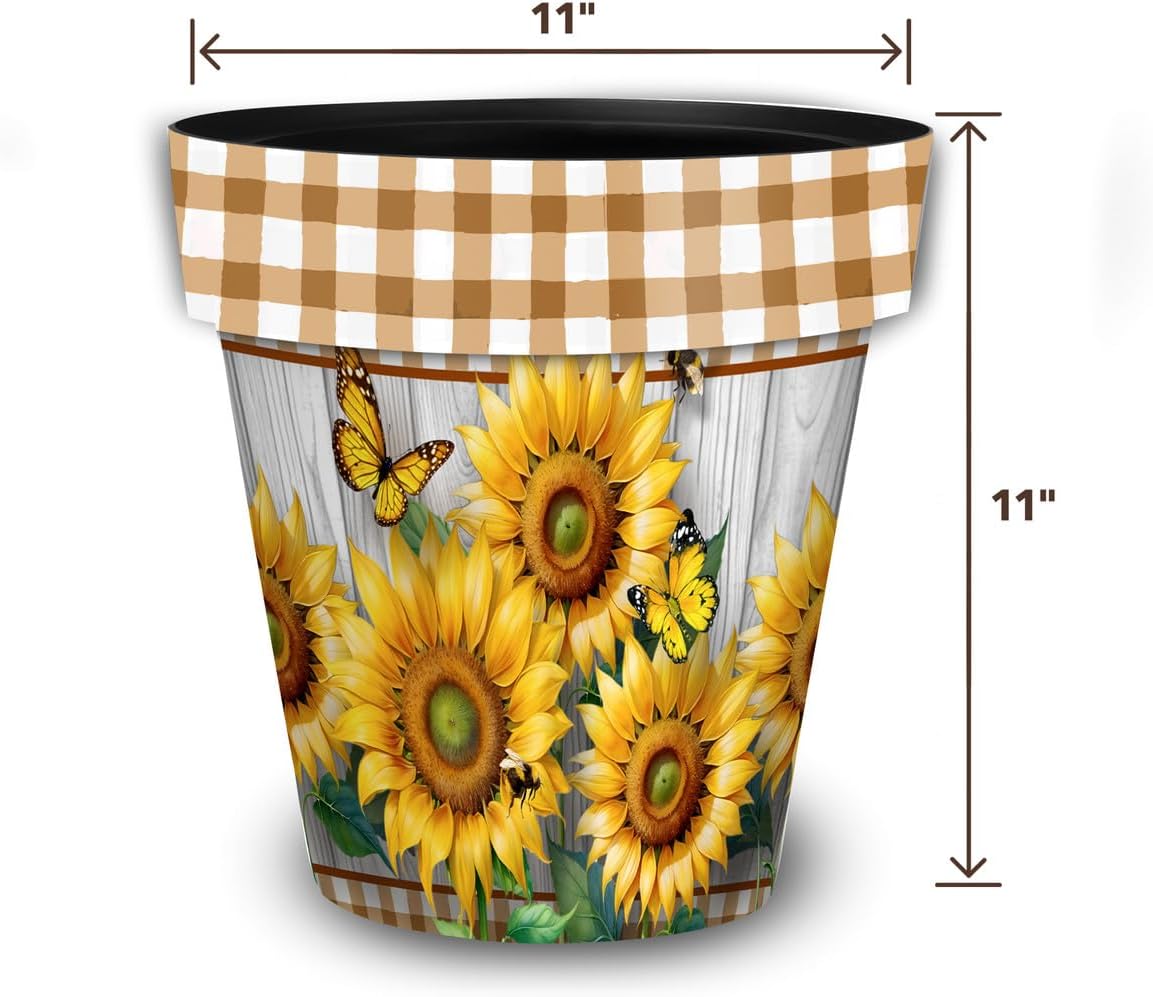 Briarwood Lane Sunflower Duo Medium Planter