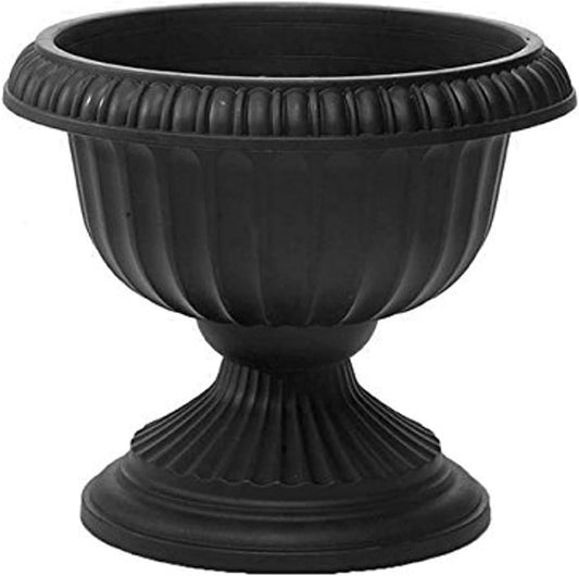 Root & Vessel, 39188.03, Grecian Urn Planter, 18-Inch, Black