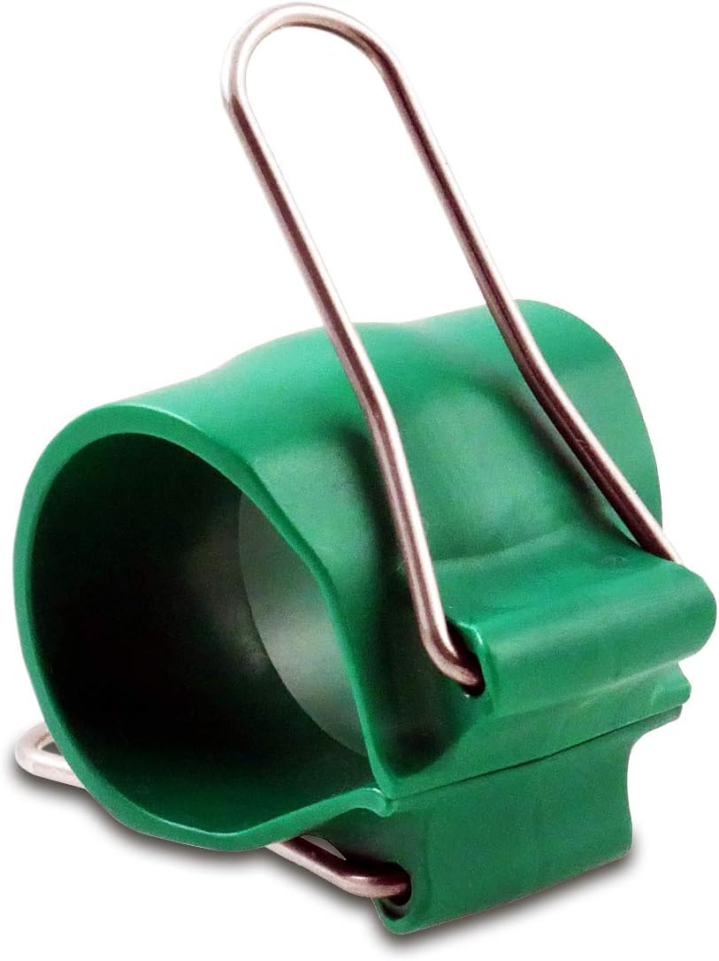 Reusable Greenhouse Clips Made in USA – Orchid Clips, Plant Support Clips & Cord Clips – Heavy-Duty, Weather-Resistant & Durable – Secure Stems, Vines, Wires, Cables, Tomato Plants – Indoor & Outdoor