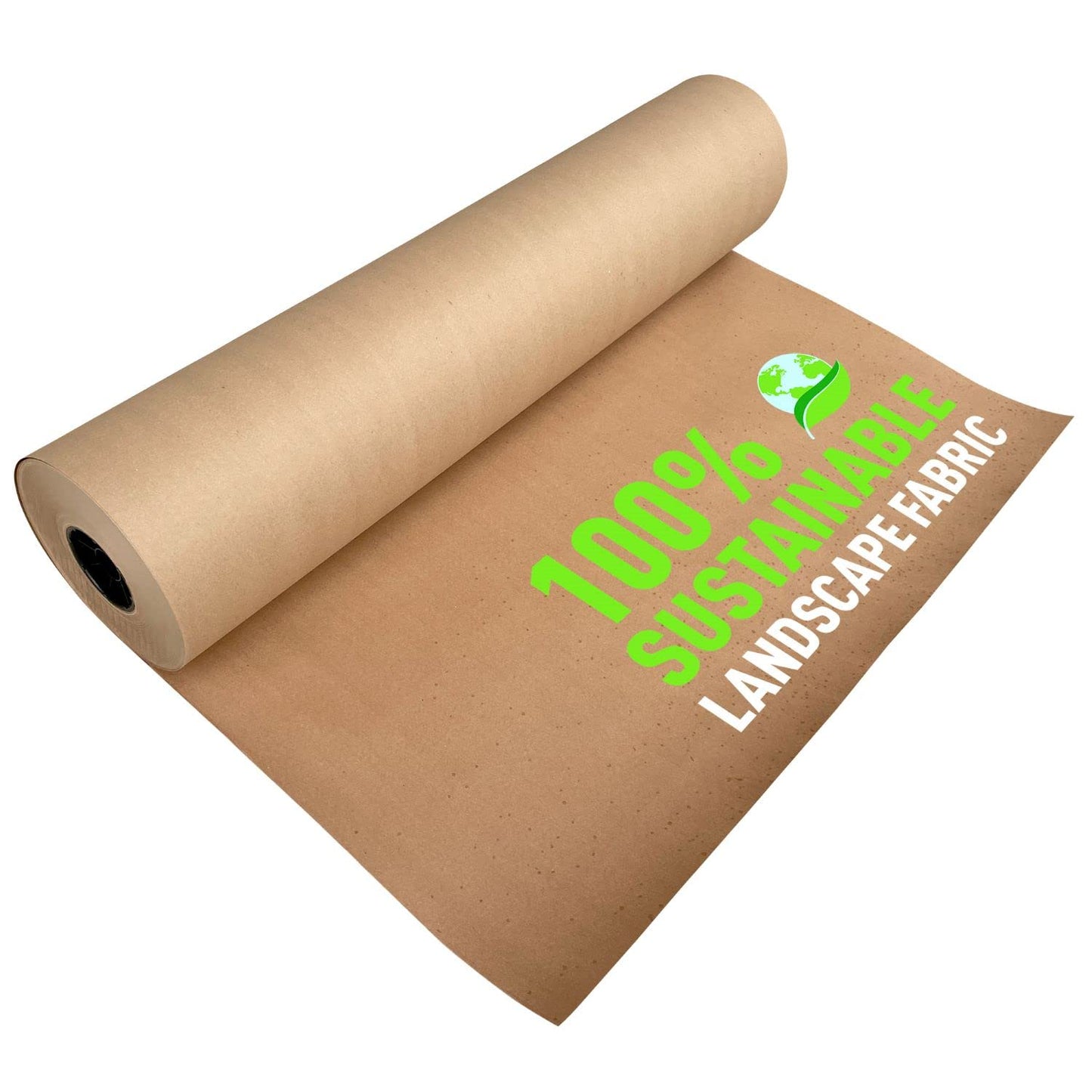 Sandbaggy Biodegradable Landscape Fabric - Garden Paper for Weeds - Paper Mulch Rolls - Made in America (2 ft x 50 ft, 1)