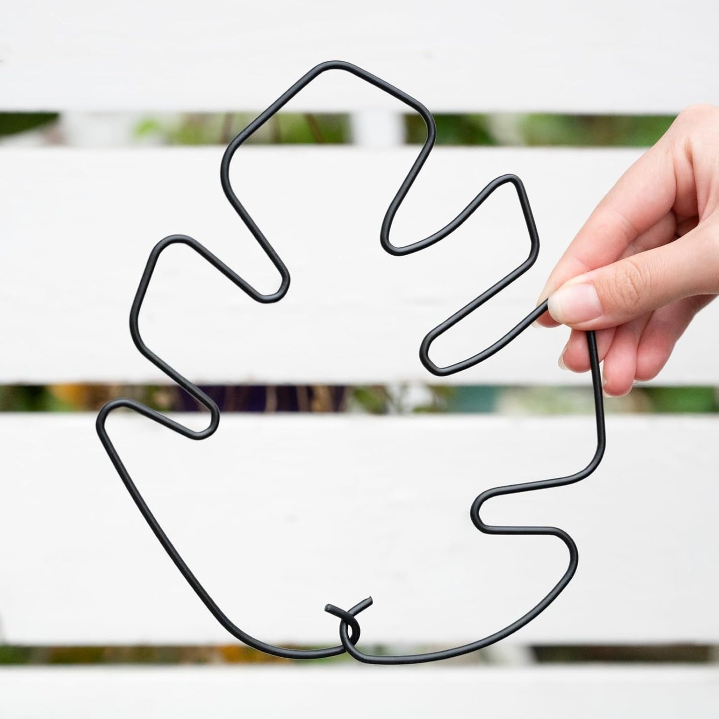 5PCS Monstera Plant Stem Support -7.3*6.25IN Adjustable Metal Stake for Climbing Plants, Durable Garden Support with Gentle Grips, Ideal for Indoor & Outdoor Use, Ideal Gift for Plant Lovers