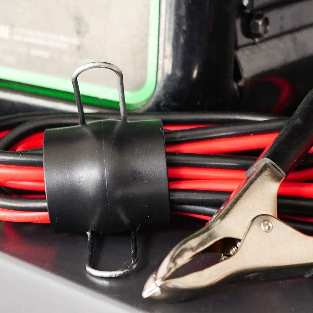 Cable Management Clips: Versatile Reusable Cord Holders for Christmas Lights, Holiday Decor, and Outdoor String Lights - 24 Green Pack (8 Small, 8 Medium, 8 Large)