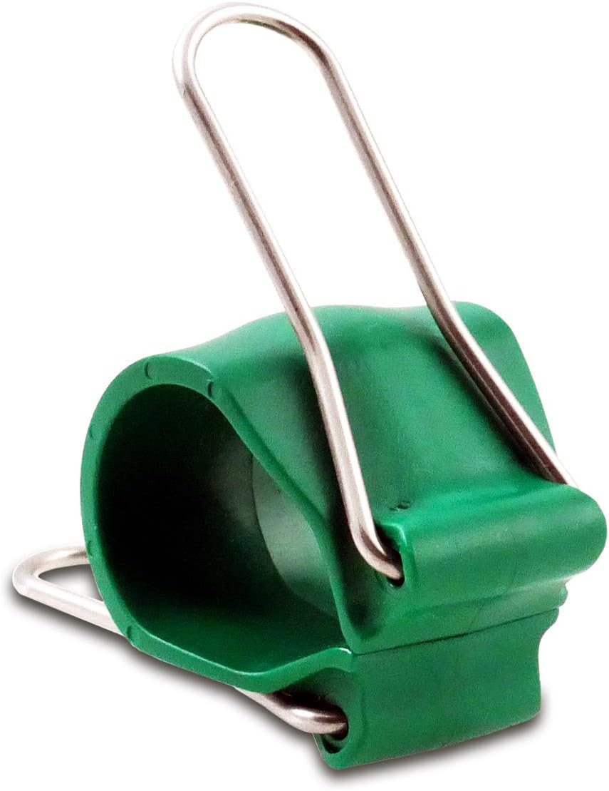 Reusable Greenhouse Clips Made in USA – Orchid Clips, Plant Support Clips & Cord Clips – Heavy-Duty, Weather-Resistant & Durable – Secure Stems, Vines, Wires, Cables, Tomato Plants – Indoor & Outdoor