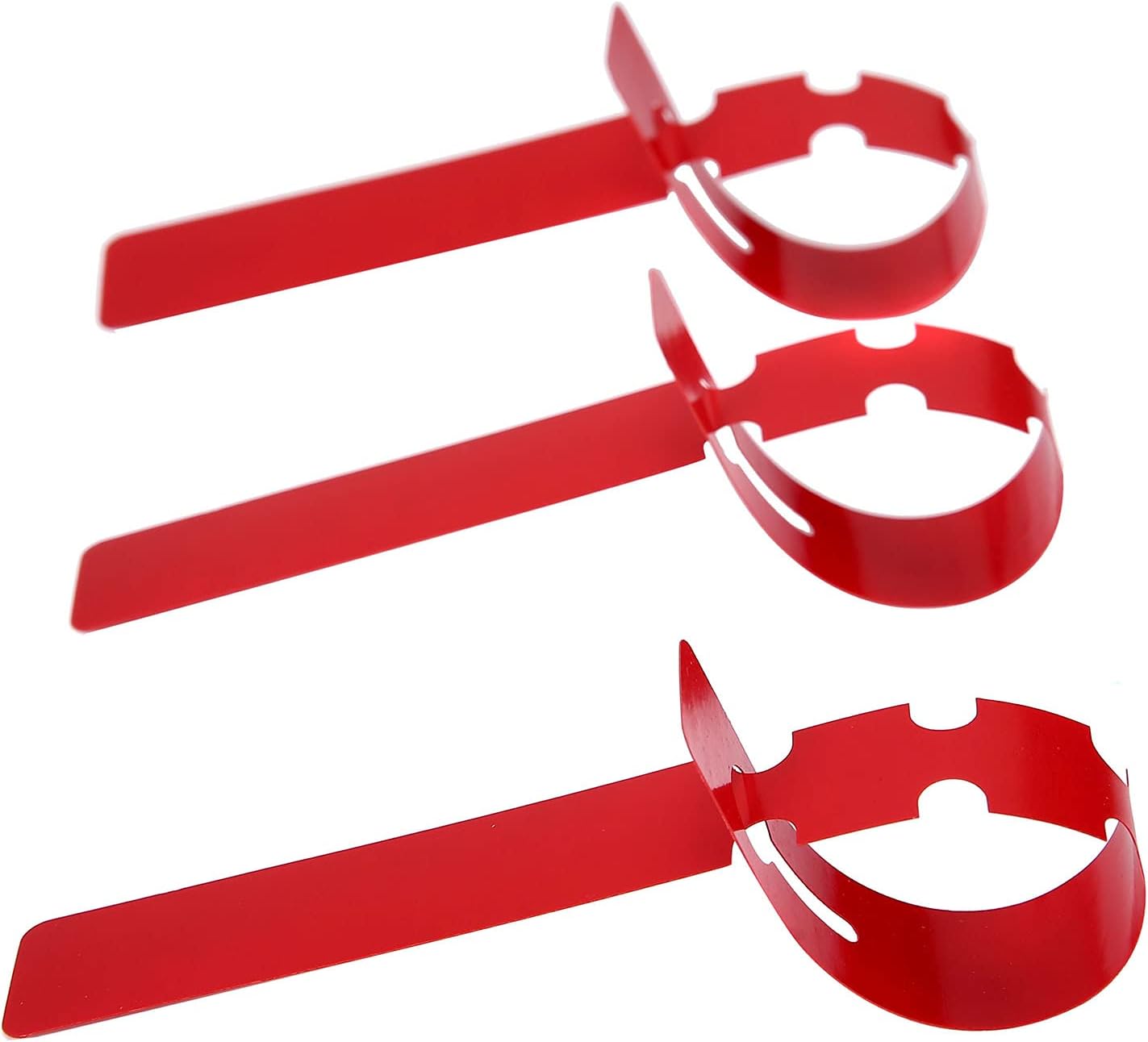 200 Pcs Red Plastic Plant Tags with a Marker Pen, Wrap Around Hanging Tree Tags Nursery Garden Labels Waterproof Nursery Garden Stakes, 2x20cm