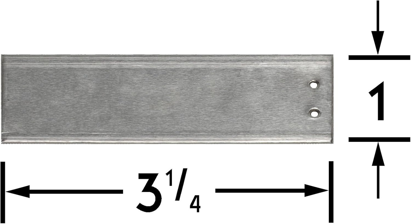 Double Sided Write On Metal Labels for Outdoor, Gardening, and High Durability Applications; Garden Marker; Plant Marker; Aluminum Plant Tags with 6 Inch Wires (Pack of 50)