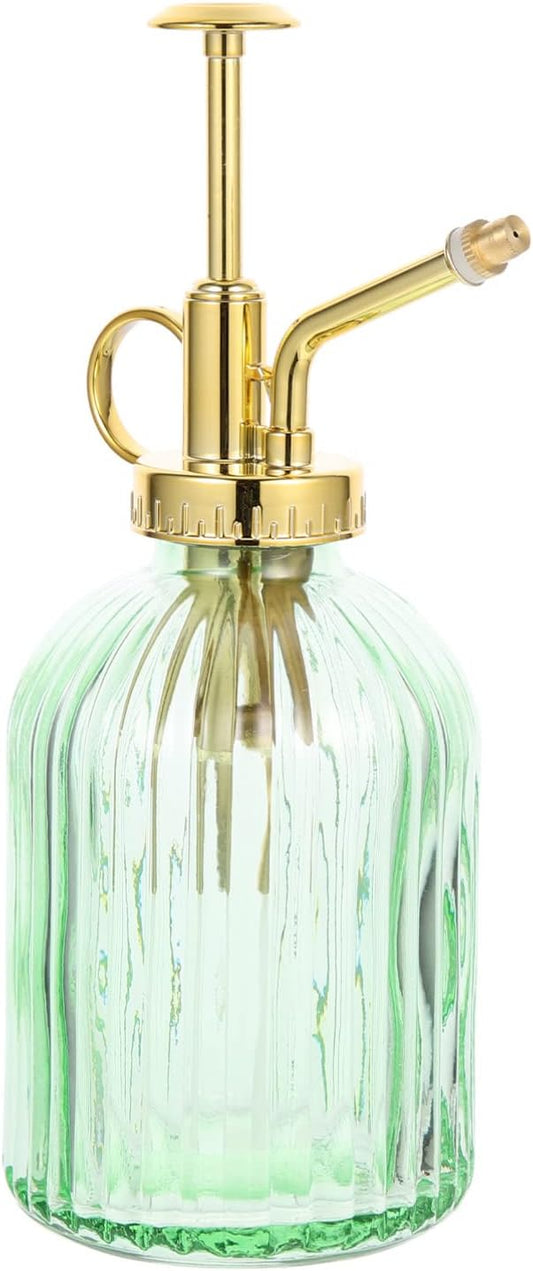 Vintage Glass Watering Bottle Retro Plant Mister with Pump for Indoor and Outdoor Use for Plants Succulents and Bonsai Trees Charming Decoration